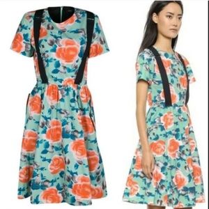 NEW Marc Jacobs Jerrie Rose Poplin Dress